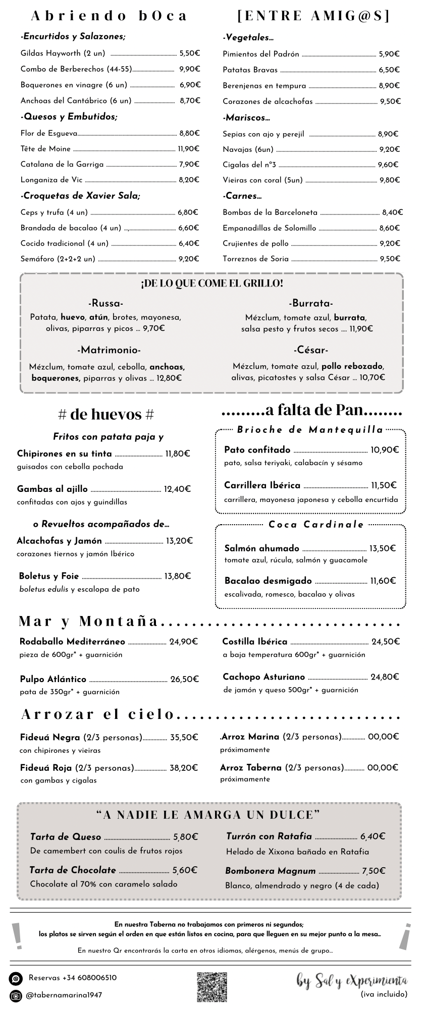 Carta Comida