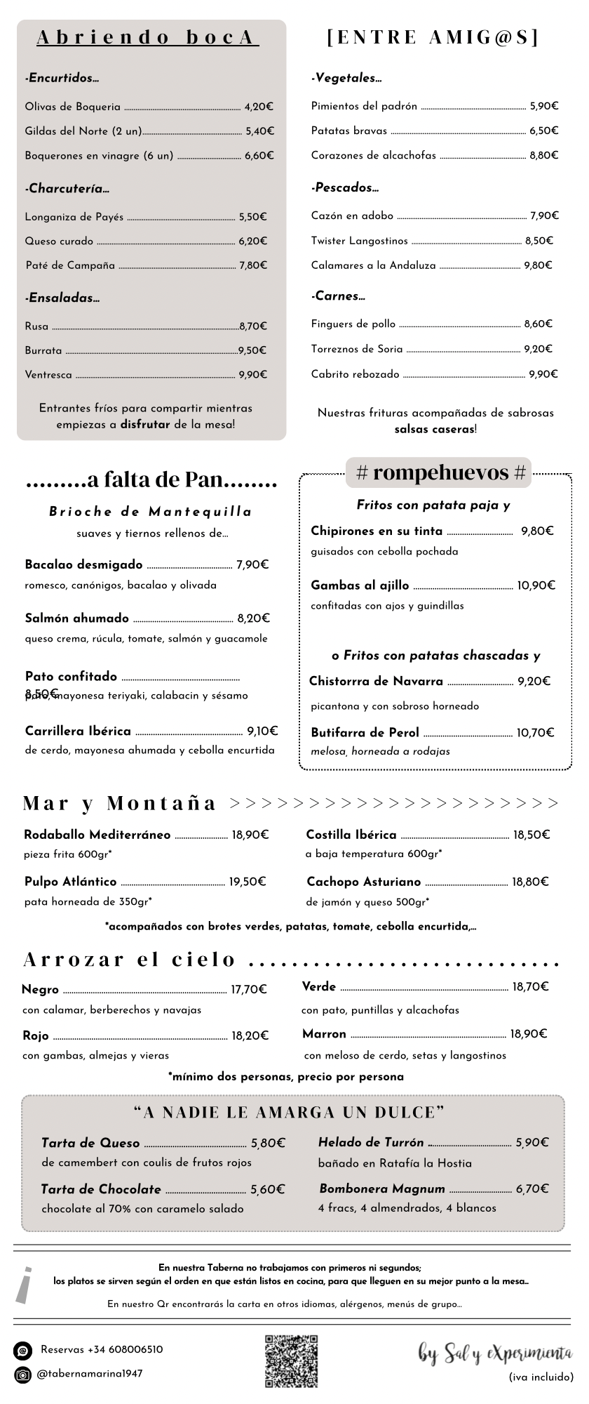 Carta Comida